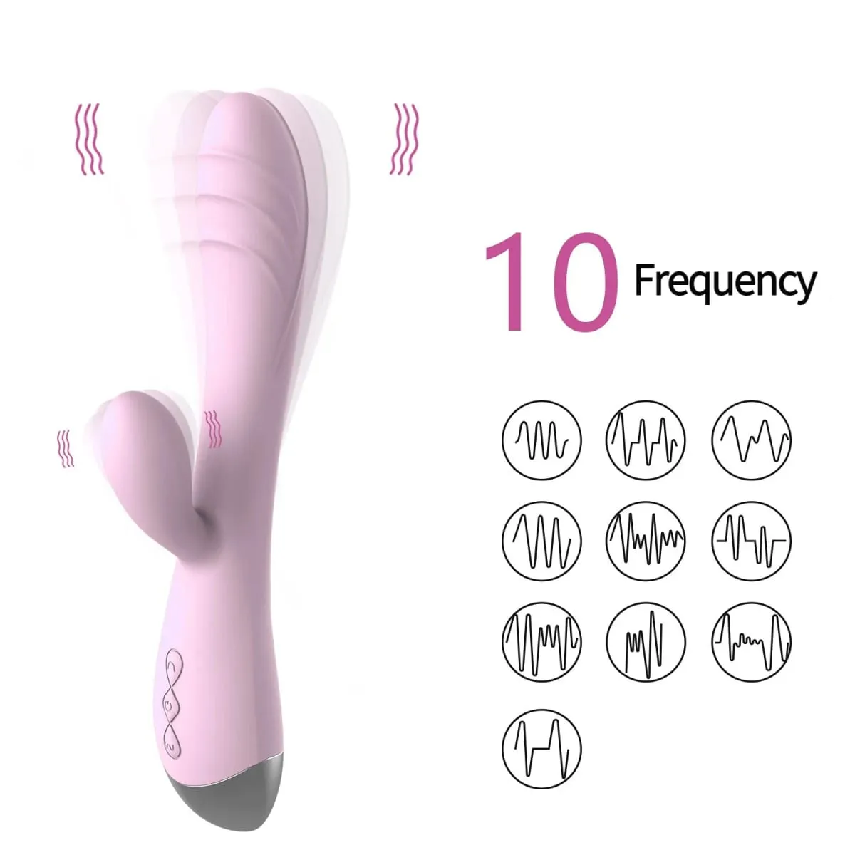 Vibrador vibrador poderoso para mulheres, portátil, ponto g, estimulador de clitóris, massageador vaginal, masturbador feminino, 10 modos, brinquedos sexuais adultos