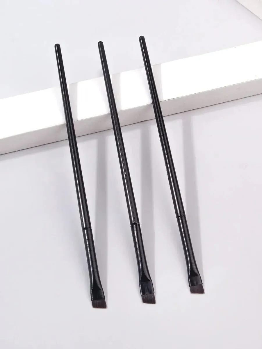 Pincel de maquiagem para delineador plano, super fino, ângulo, delineador, sobrancelha, pincéis de maquiagem, profissional, requintado, ferramentas de maquiagem de sobrancelha fina