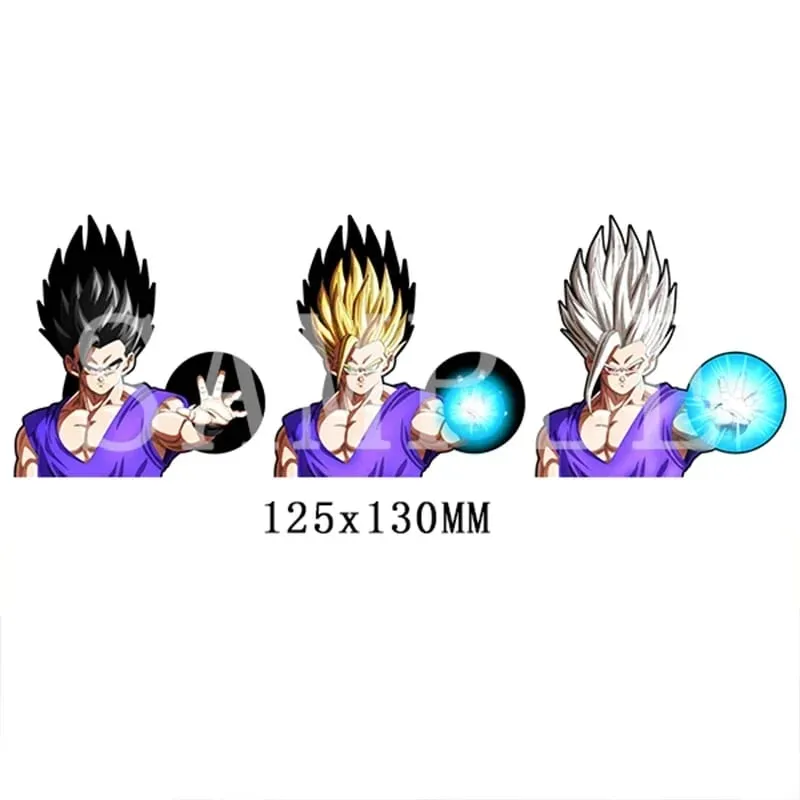 Anime 3D Lenticular Adesivo Goku Vegeta Decalques à prova d'água para carro, geladeira, skate, etc. — image 22