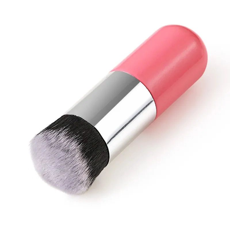 1 pçs novo chubby pier fundação escova plana creme pincéis de maquiagem profissional pincel de maquiagem cosmética