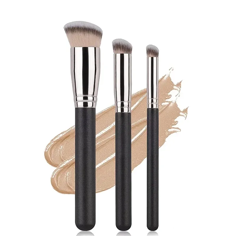 Pincel de maquiagem-escova de corretivo de base premium contorno blush pincéis impecáveis ​​sob os olhos denso rosto pincel de maquiagem para misturar