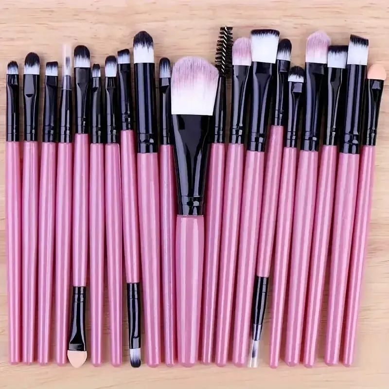 Conjunto de pincéis de maquiagem, 8 peças-20 peças, macio, fofo, sombra, detalhe, corretivo, blush, pó solto, base, iluminador, ferramenta de beleza