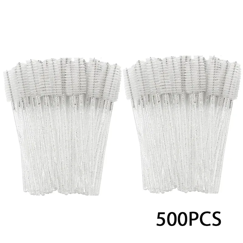 500 pçs escovas de chicote cílios extensão escova kits ferramenta de maquiagem para cílios rímel varinhas aplicador spoolers ferramentas atacadista