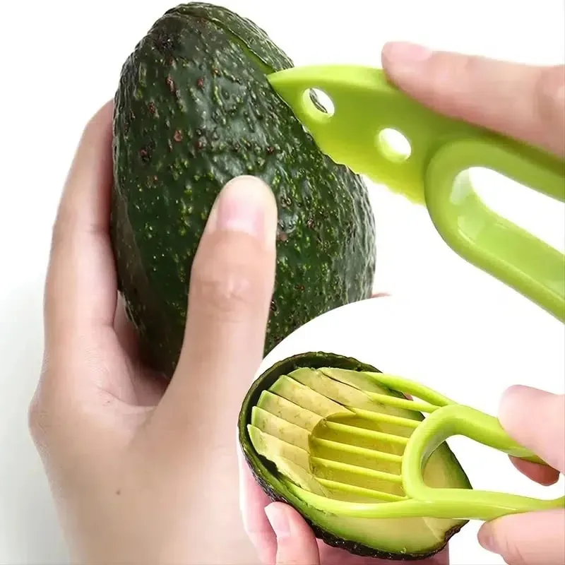 1pc 3 In 1 Multifunctional Avocado Slicer Avocado Pitters Cutter Kitchen Gadgets