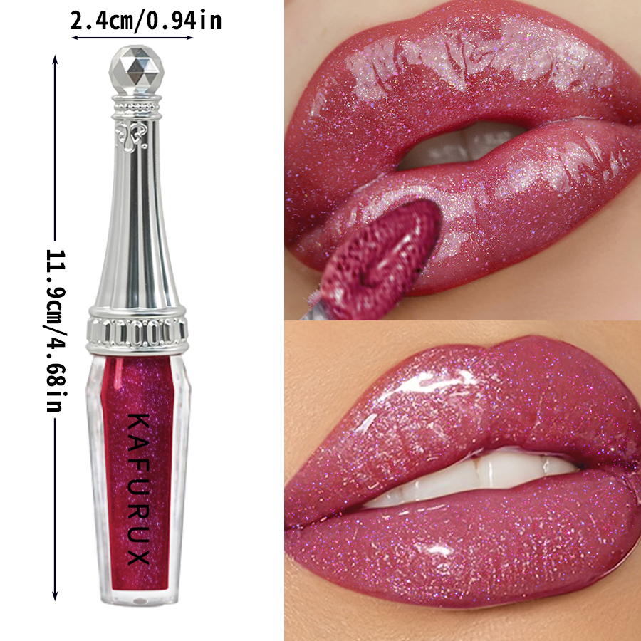 6 cores glitter batons líquidos shimmer brilhante lipgloss perolado matiz labial hidratante longa duração maquiagem esmalte labial para wom — image 6