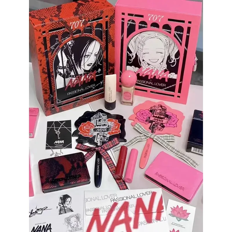 Conjunto de cosméticos de maquiagem apaixonado, base + sombra + batom, hidratante de longa duração, à prova d'água para mulheres, maquiagem de beleza