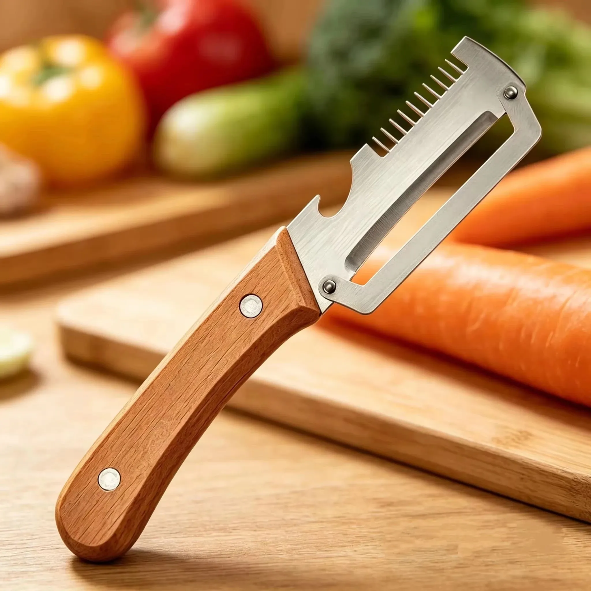 2pc conjunto de aço inoxidável multifuncional cozinha slicer afiada ferramenta corte para casa cebola verde repolho triturador descascador vegetal
