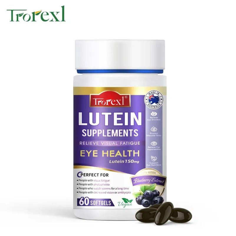 Suplemento de extrato de luteína Trorexl Restore Vision para fadiga ocular, alívio da fadiga ocular, olhos vermelhos e secos