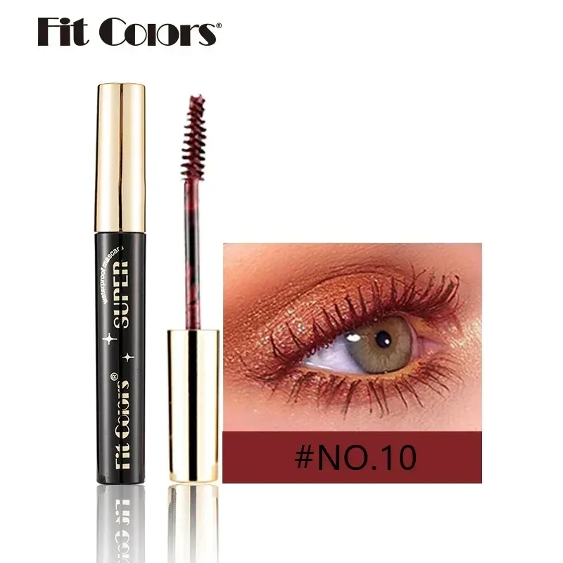 Rímel colorido maquiagem 4d sedoso natural cílios longos rímel à prova dwaterproof água extensão de longa duração grosso curling rímel