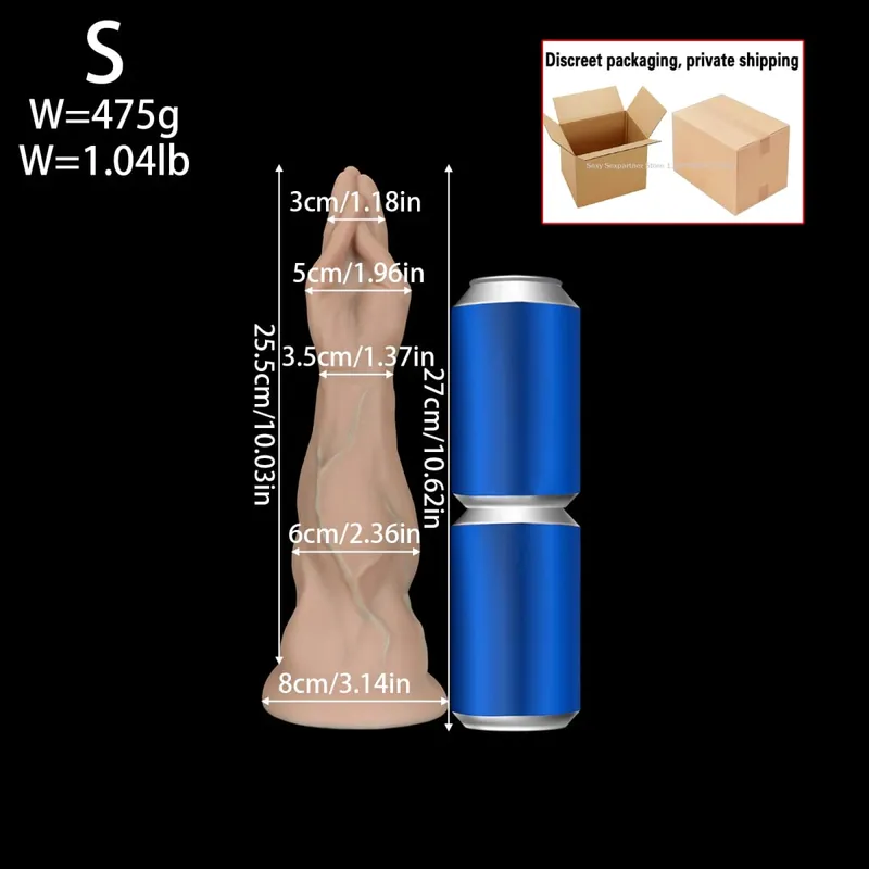 Huge Simulated Palm Anal Plug Fisting Butt Plug Dilation Training Prostate Massage Anal Dildos Toys XXL For Women Male Sex Toys