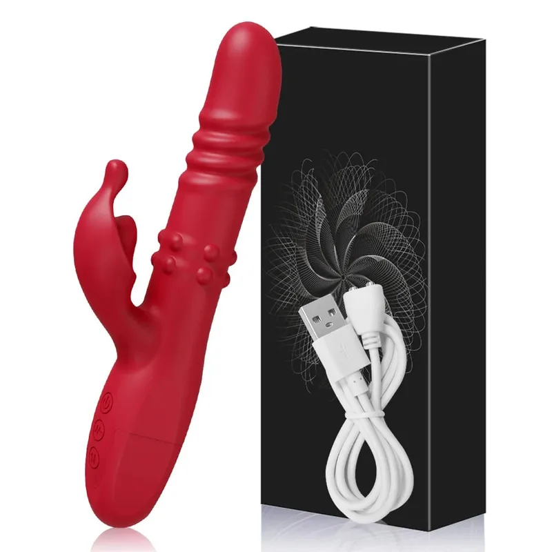 3 em 1 impulso rotativo vibrador clitóris massageador telescópico g ponto estimulador feminino vibrador adulto brinquedos sexuais masturbador feminino