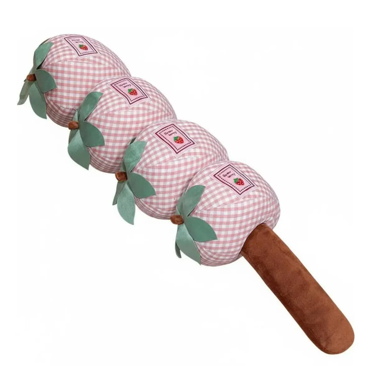 Travesseiro de corpo longo macio e bonito com seções de frutas destacáveis ​​para conforto de descanso de cama lounge