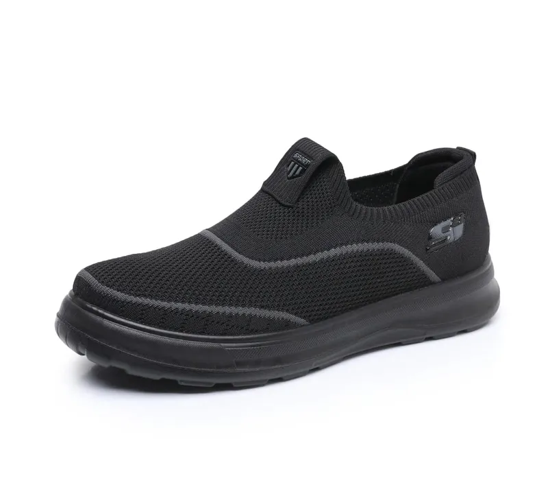 Tênis de malha respirável masculino leve malha superior confortável sola macia antiderrapante sapatos de caminhada casuais moda versátil — image 8