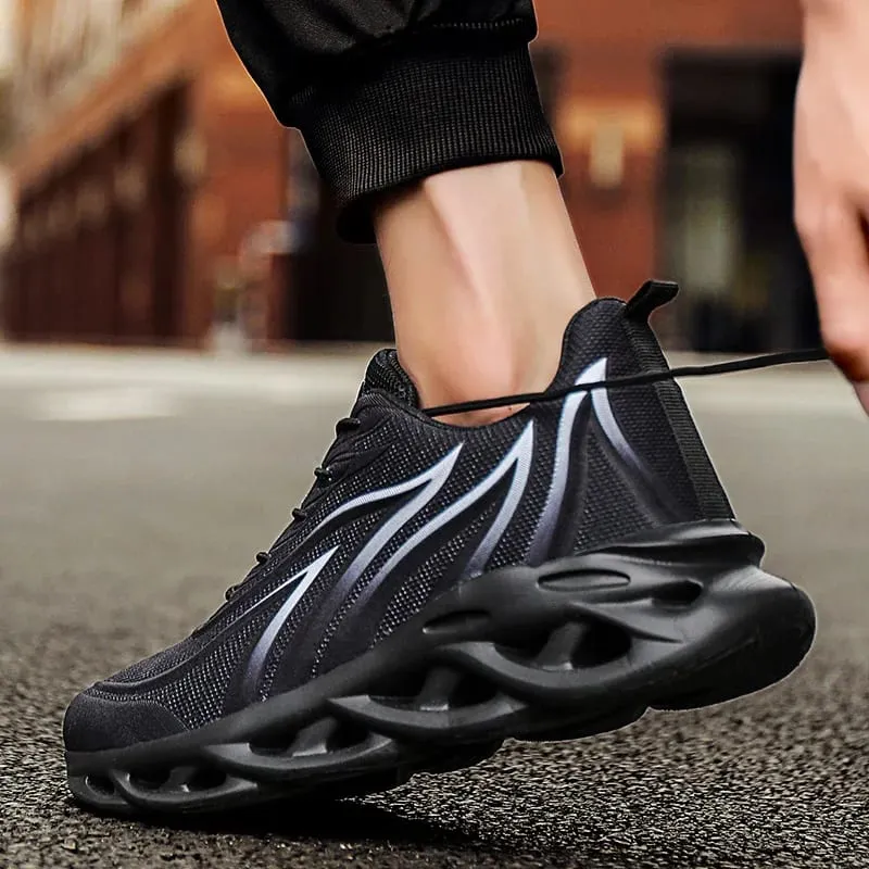 Sapato social masculino malha respirável confortável tênis de caminhada ao ar livre sapatos esportivos masculinos zapatos hombre 2025 mais vendido