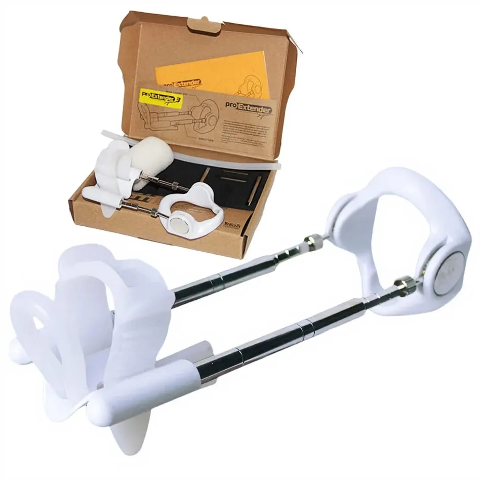 Extensor de pênis para crescimento masculino, sistema de ampliação, braçadeira elástica, dispositivo de tração, trem esportivo portátil — image 1