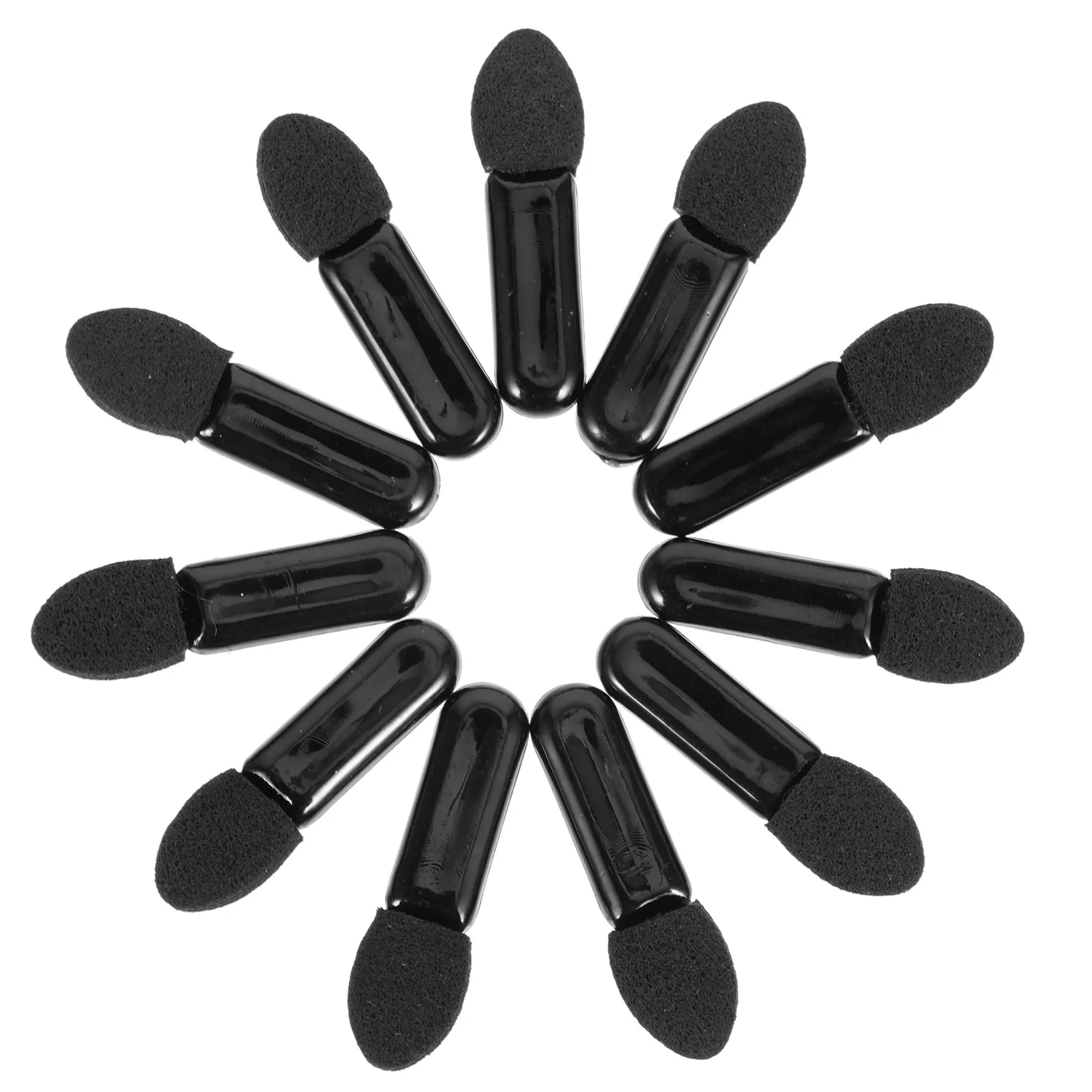 100 pçs aplicadores de sombra material premium pincéis de maquiagem compacto leve sombra varas lábio escova ferramenta maquiagem fornecimento