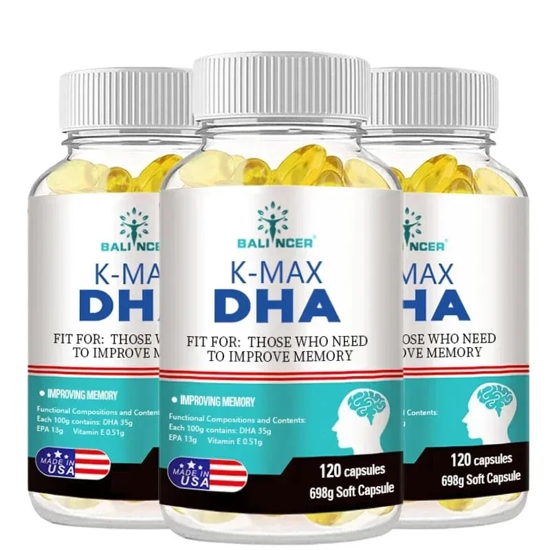 DHA 大腦補充品 - DHA 和 EPA - 增強記憶力、專注力和認知力，促進大腦和眼睛健康