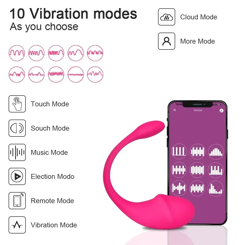 Vibrador sem fio bluetooth vibrador amor ovo feminino controle app clitóris estimulador g ponto calcinha feminina brinquedos sexuais para adultos