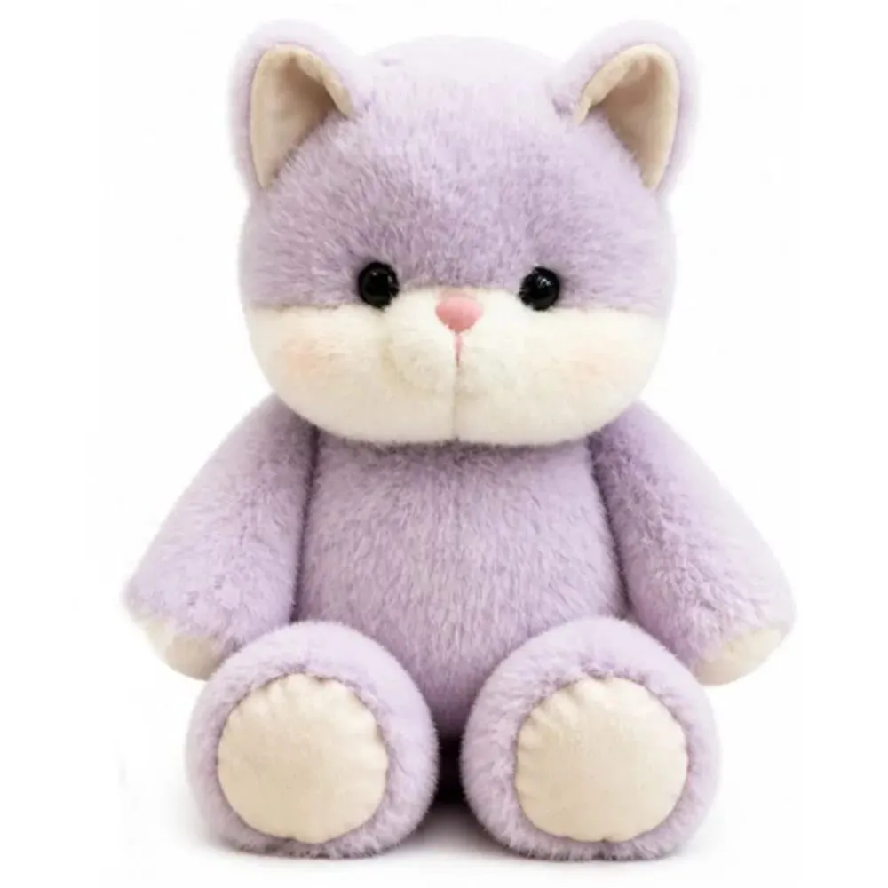 Novo design macio gato de pelúcia travesseiro de pelúcia suporte emocional 17.7 polegada animais de pelúcia padrão de gato bonito brinquedos de pelúcia