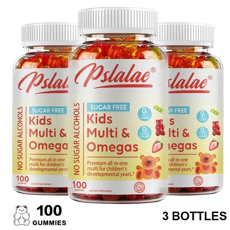 Gomas multivitamínicas infantis - Promovem o desenvolvimento do cérebro, aumentam a imunidade, aumentam a energia, mantêm a vitalidade e a saúde