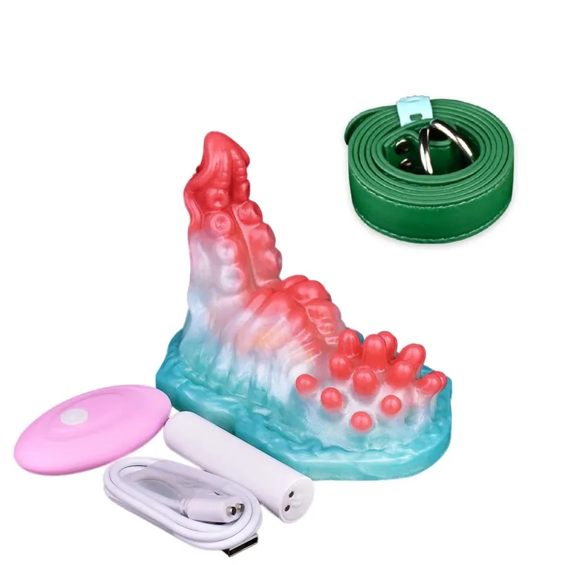 無線控制矽膠八爪魚/顆粒性愛研磨器震動器研磨駝峰摩擦振動按摩女性自慰