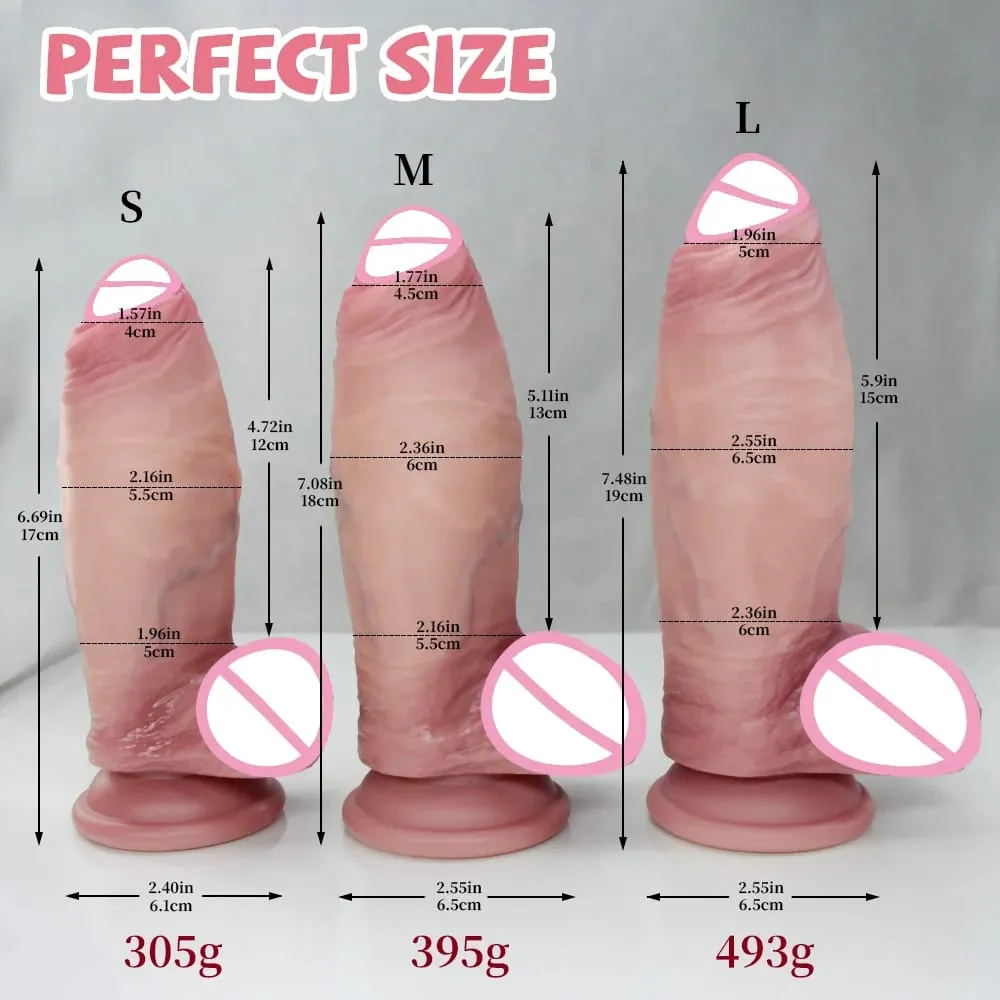 Wearable Strapon Vibrador Enorme Vibradores Realistas Silicone Pênis Grosso Masturbação Feminina Brinquedos Sexuais Adultos para Mulheres Lésbicas Gays
