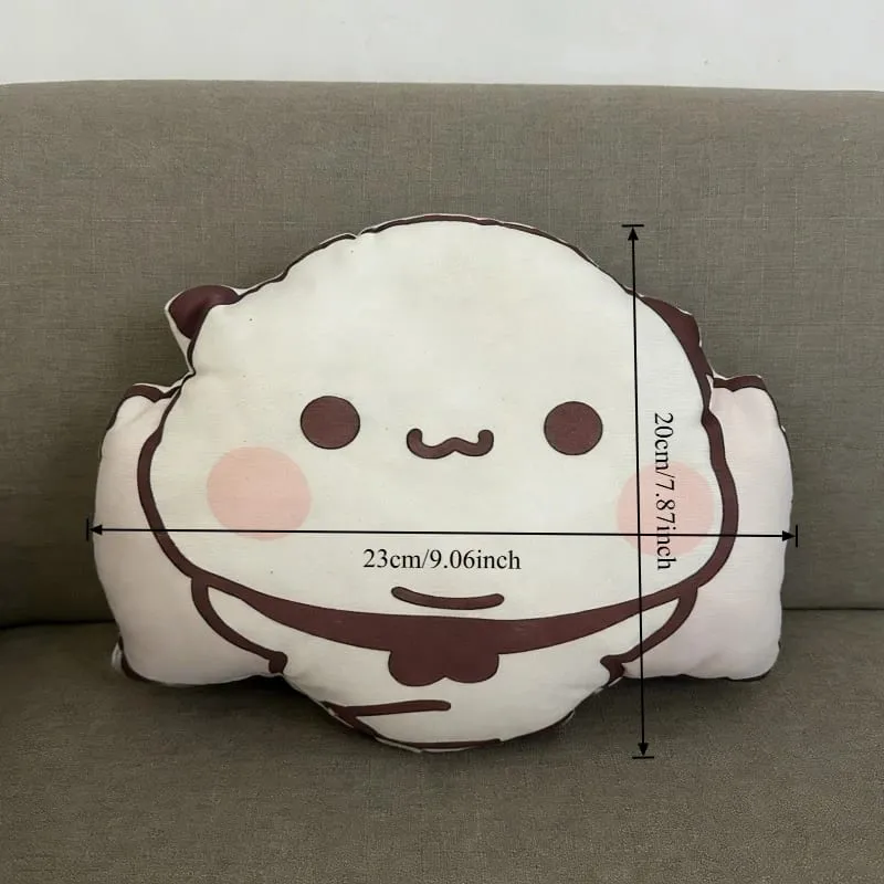 Novo bonito bubu panda almofadas de pelúcia kawaii anime yier travesseiro companheiro de dormir para amigos decoração de casa presente de casal