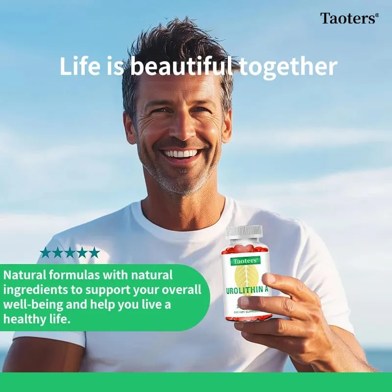 Suplemento Urolitina A 2000MG - para envelhecimento saudável, antioxidantes e suporte de energia celular - 30/60/120 cápsulas gelatinosas NÃO OGM