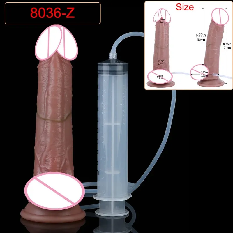 Veias profundas ultra esguichando vibrador silicone pele toque longo ejaculação butt plug para homens mulheres g-ponto estimular 18 + brinquedos sexuais