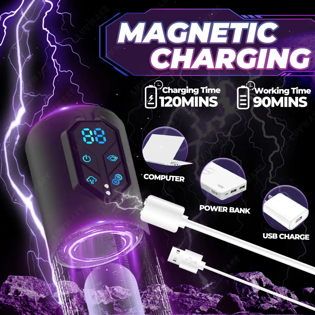 Bomba elétrica à prova d'água ipx7, ampliação da ereção do pênis, bomba de vácuo automática para homens, 4 sucção, masturbação, brinquedo sexual para homens
