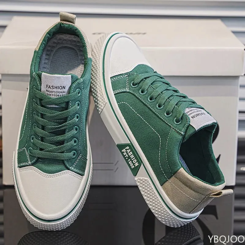 Lightweight breathable Men Shoes New Canvas Shoes Comfortable Plus Size Wear Resistant Fashionable Men Casual Sneakers — image 4