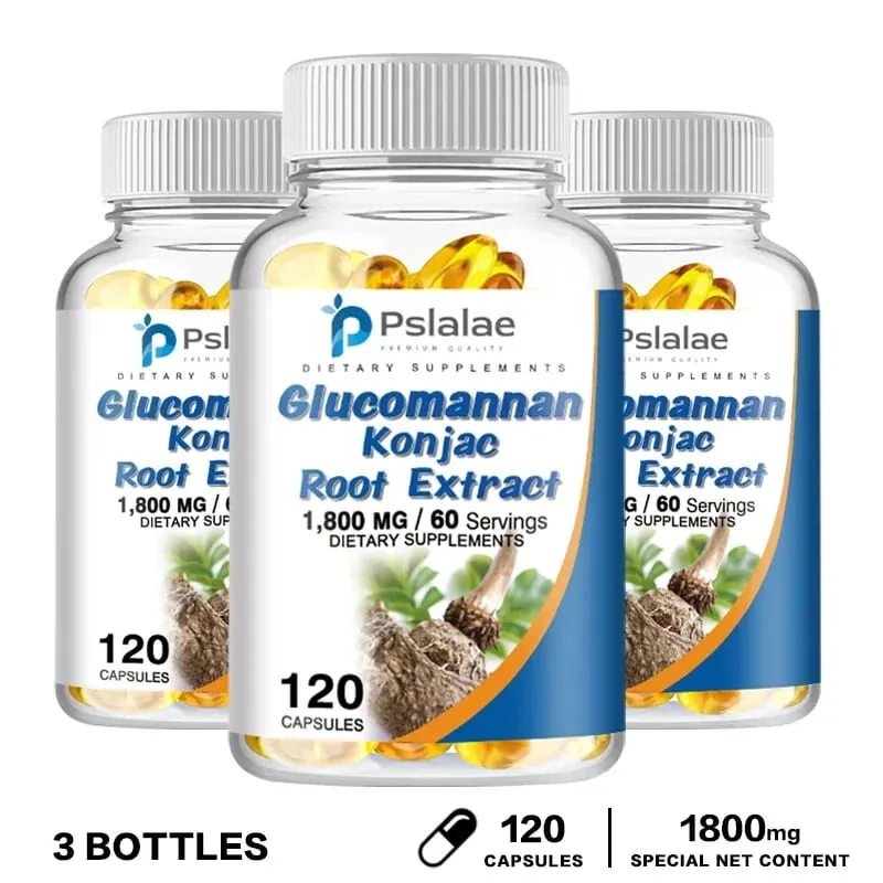 Extrato de raiz de Glucomanano Konjac - Promove a saúde gastrointestinal e auxilia no controle de peso