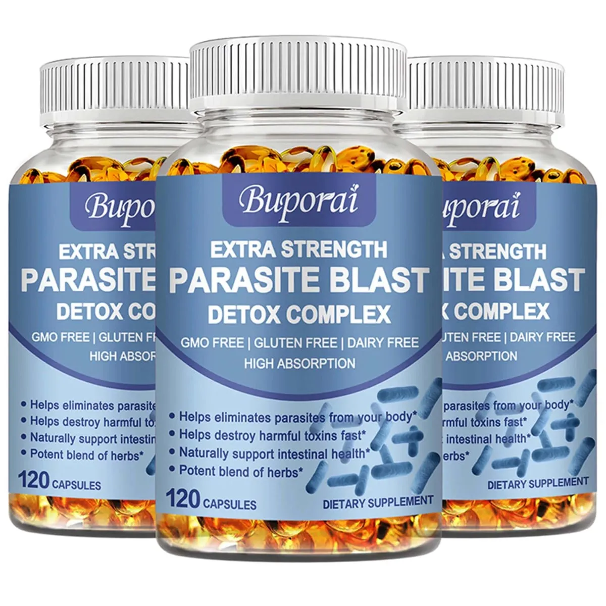 Parasite Blast Detox Complex - Eliminate Parasites Supports Intestinal Cleansing Enhance Immunity Promote Digestion