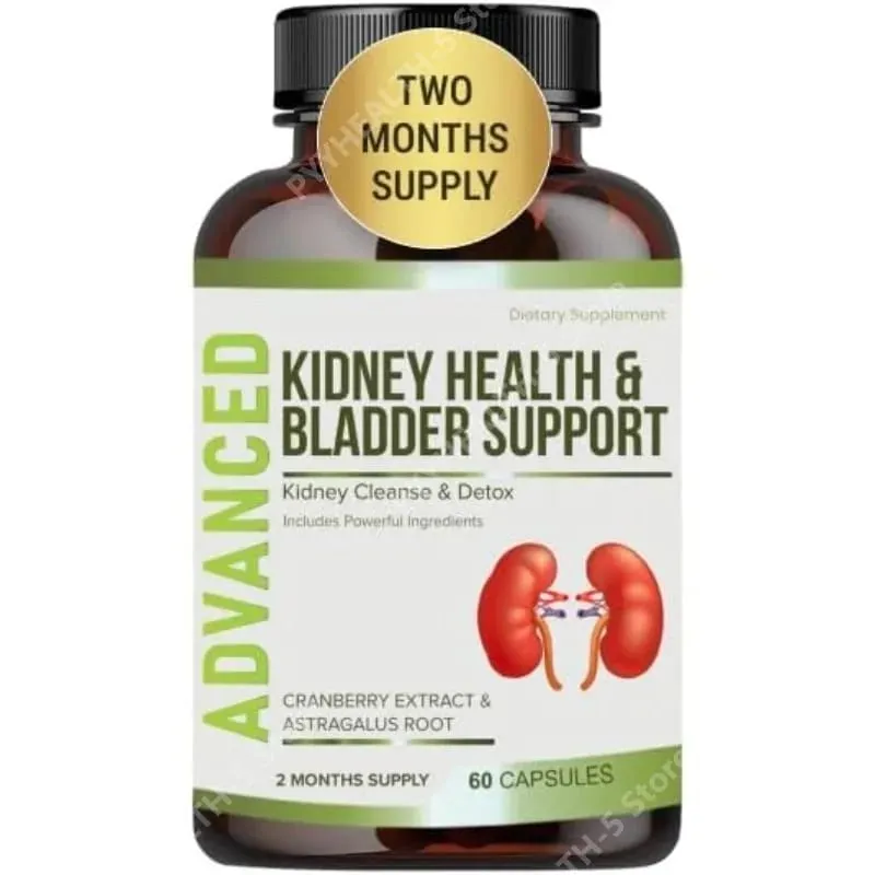 Cranberry Herbal Complex Urinary Tract Kidney Health Support Capsules 60 Count Wellness Support Supplement for Adults