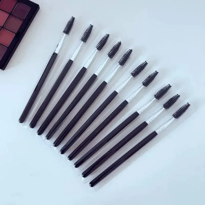 Conjunto de pincéis de maquiagem para cílios de sobrancelha portátil 5 unidades