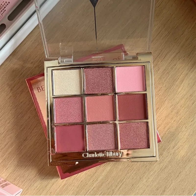 Charlotte Makeup Set 9 Colors Eye Shadow Disc 9g Lasting Nature Easy To Color Foundation Eyeshadow Advanced Tilbury Cosmetics