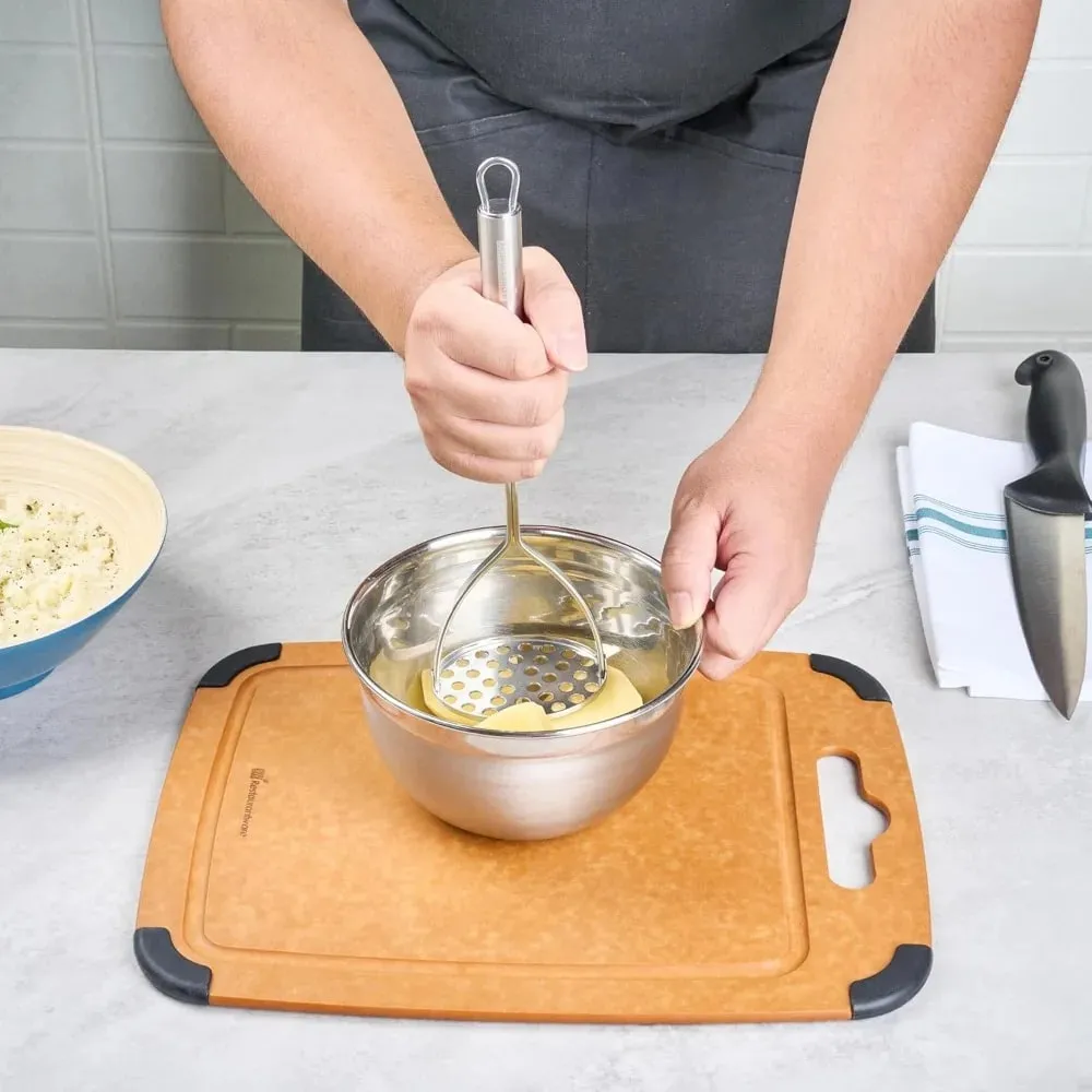 Aço inoxidável máquina de trituração de batata frutas máquina de esmagamento criativo lama imprensa manual máquina de trituração cozinha pequena ferramenta