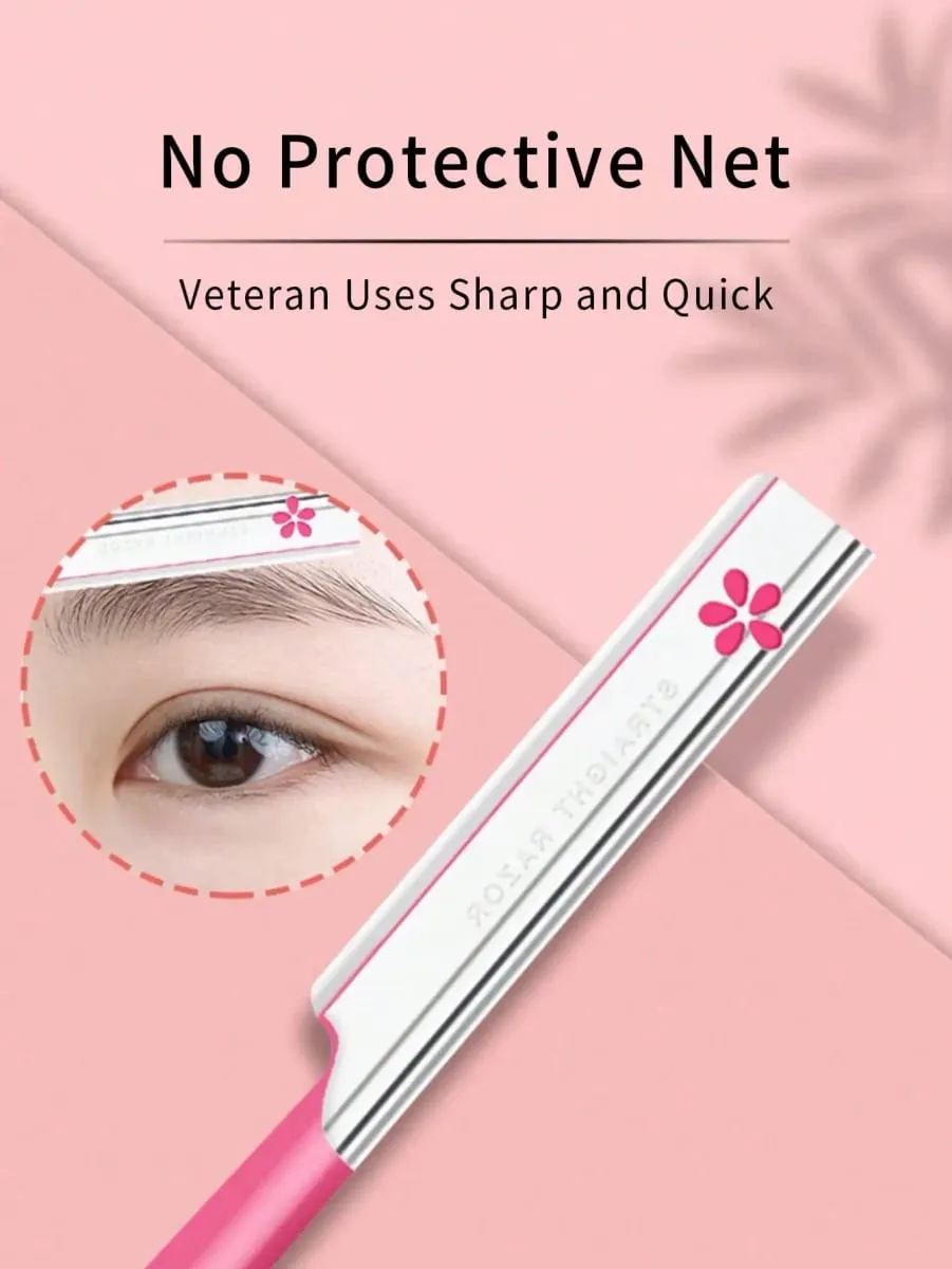 5pcs Compact And Exquisite Beipin Professional Eyebrow Trimmer Sharp Blade For Smooth And Clean Grooming