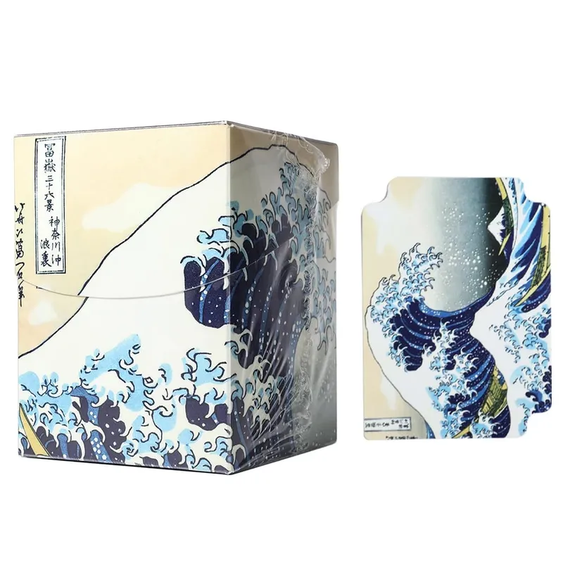 100 多張 BASIC LANDS 塑膠集換式卡盒可容納雙套卡 TCG/CCG 記憶卡盒，適用於 MTG/YGO，附兩個分隔板