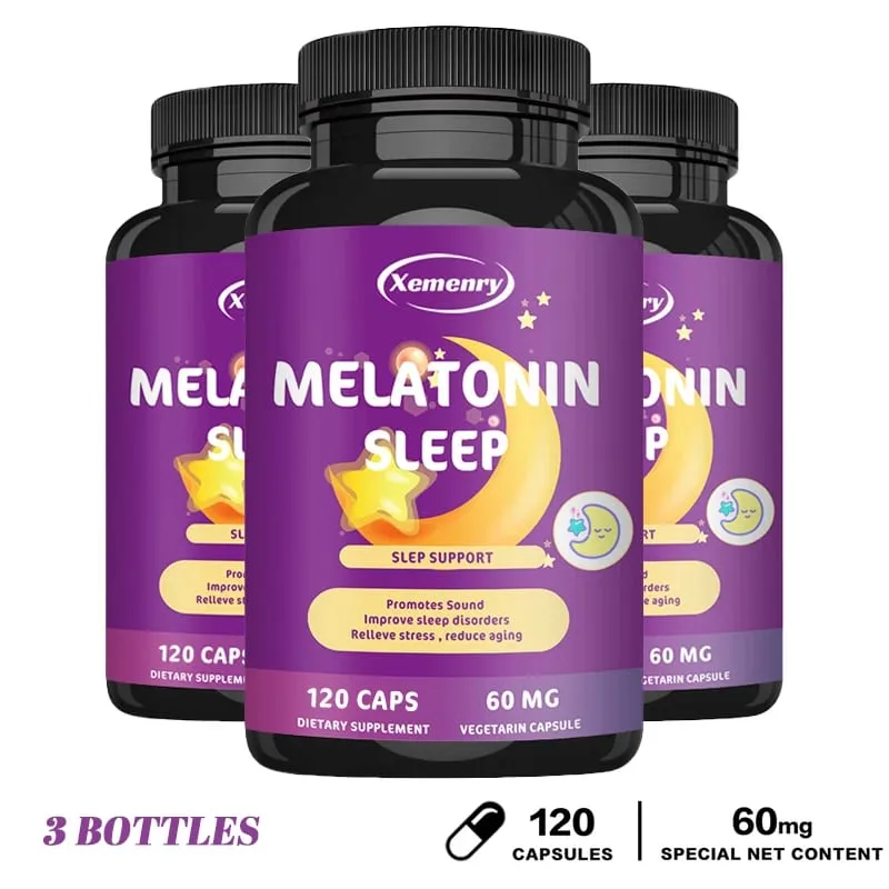 Suplementos de melatonina - promovem a qualidade do sono e o estado de alerta ajudam a dormir profundamente