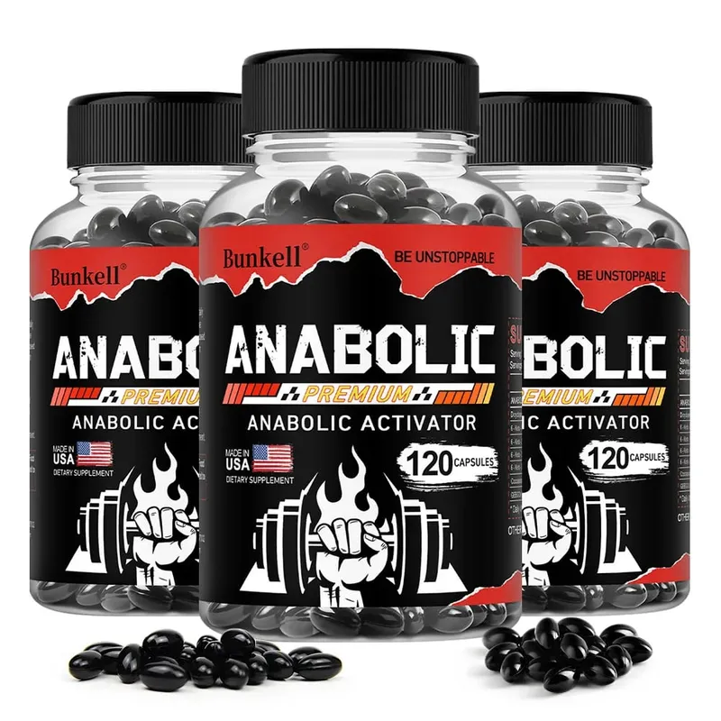 Cápsulas Muscle Builder - Ajudam a aumentar a resistência, a síntese de proteínas promove um crescimento muscular mais rápido, a energia abdominal