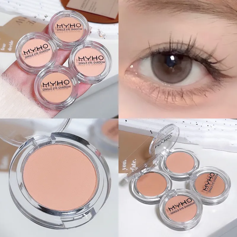 Tez fosca ilumina paleta de sombra de olho monocromático destaque sombra base primer cor pele nu maquiagem cosméticos diários