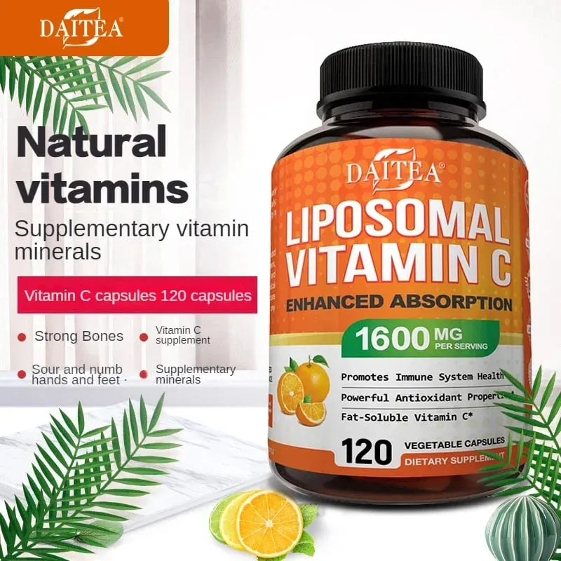 Emotional Well-Being & Bone Health Support with Liposomal Vitamin C Cardiovascular & Adrenal Health