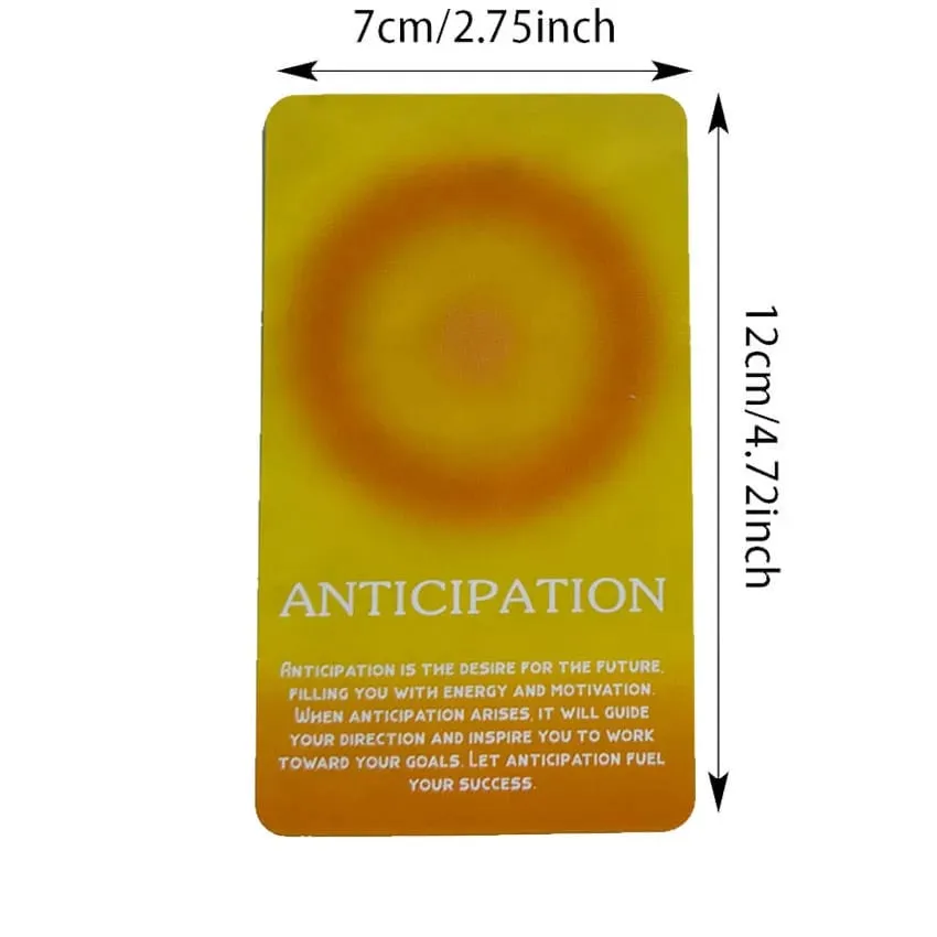 Baralho de cartas emocional apoia o crescimento pessoal e a paz interior Oracle Card Games 12x7cm 56 cartas