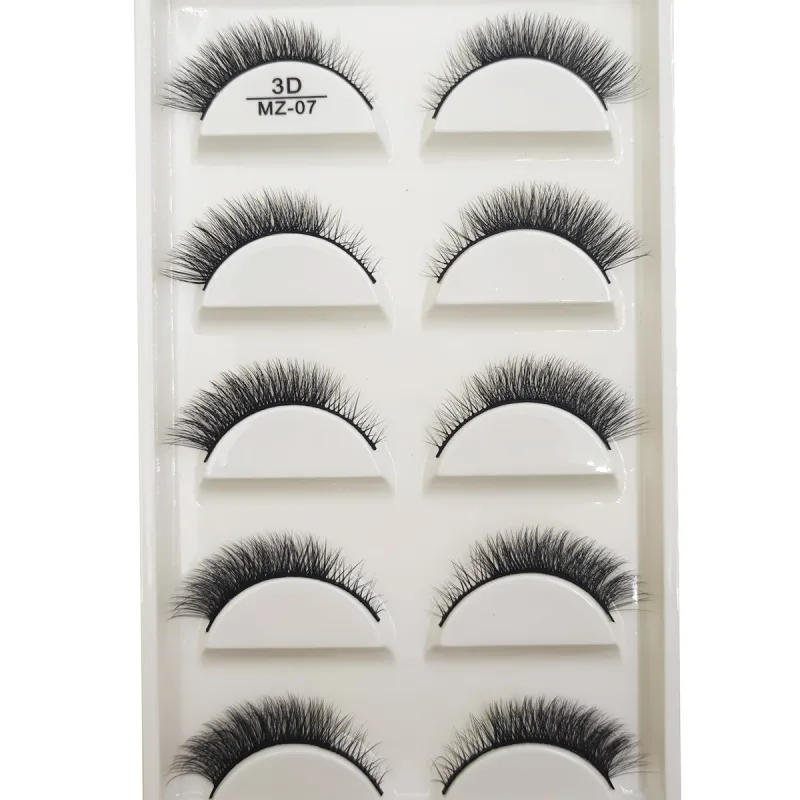 Novo 28 estilos 5 pares de cílios postiços de vison natural maquiagem extensão de cílios falsos cílios postiços maquiagem beleza cilios