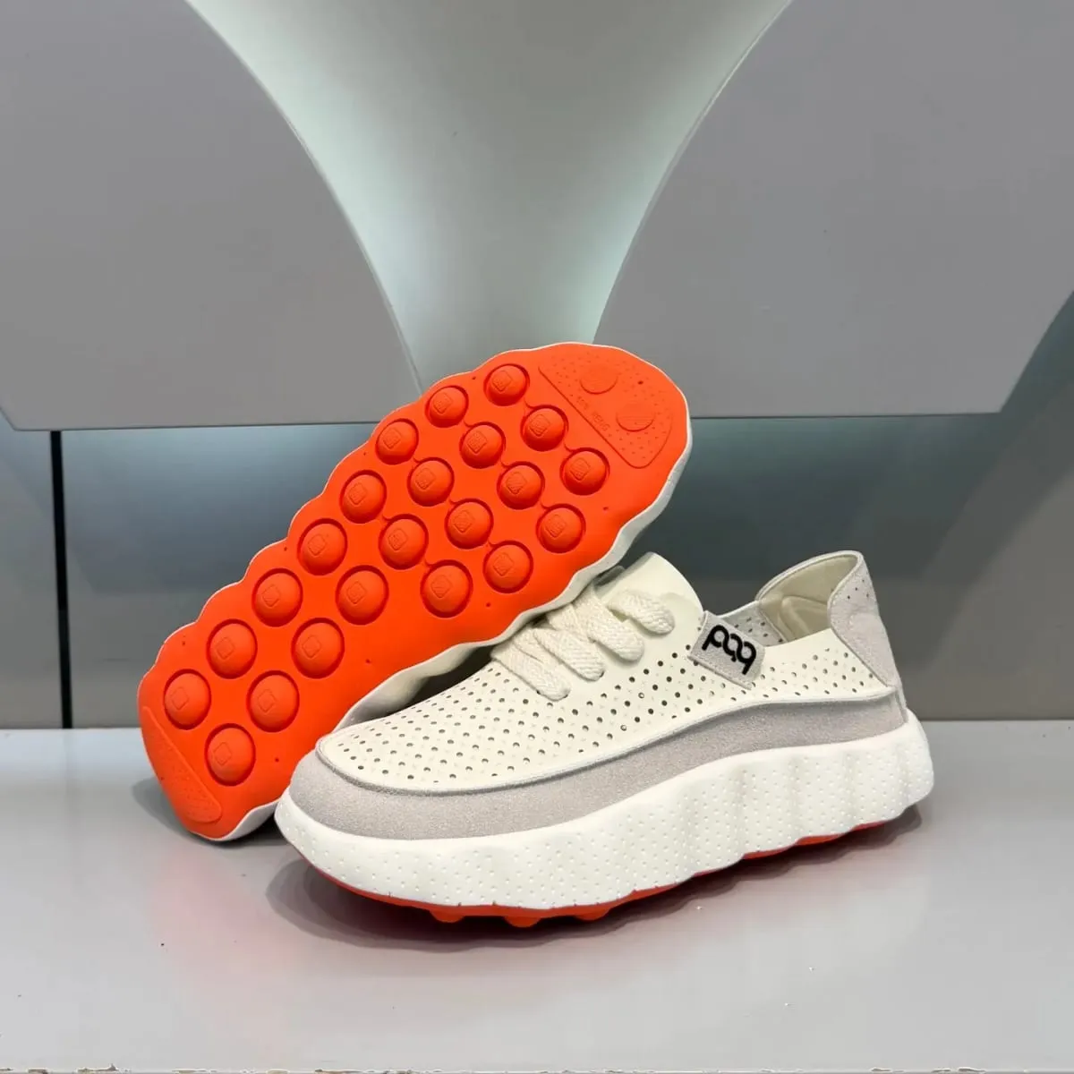 Novo verão dos homens tênis respirável tênis de corrida plataforma grossa sapatos casuais antiderrapante masculino caminhada ao ar livre calçado de corrida — image 3