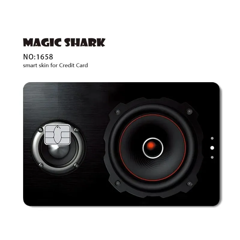 2026 New Magic Shark Anime Money Charge 404 Error ID Game Machine Film Skin Sticker for Debit Bank Credit Card