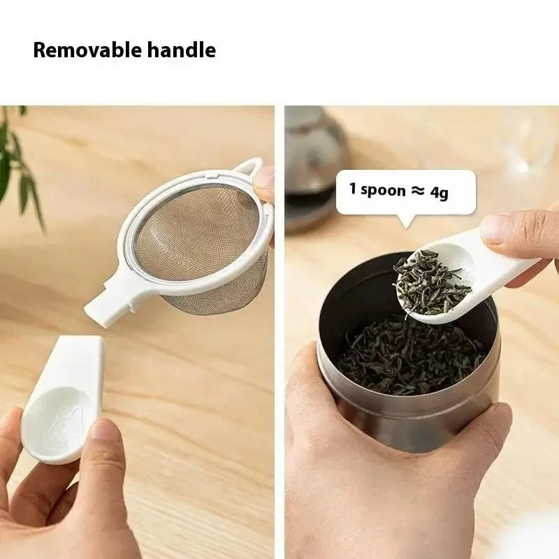 Mini peneira de malha fina, filtro de chá, farinha de café, filtro de cozinha, aço inoxidável, filtro matcha fino com binaural de 7.5cm de diâmetro