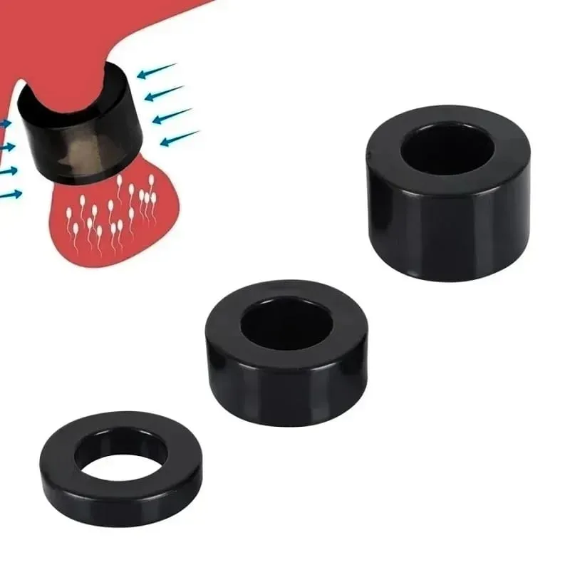 3 pçs masculino pênis bloqueio galo anel conjunto ereção atraso tempo ejaculação pênis anel ampliação bola maca brinquedo sexo homem grande — image 1