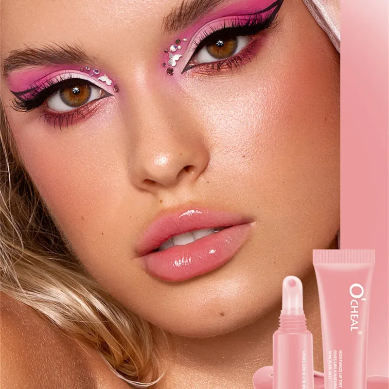 Lip Balm Moisturizing Mirror Lip Gloss Lip Vanilla Mint Iced Coffee Cake Smell Lipstick Transparent Lip Oil Makeup